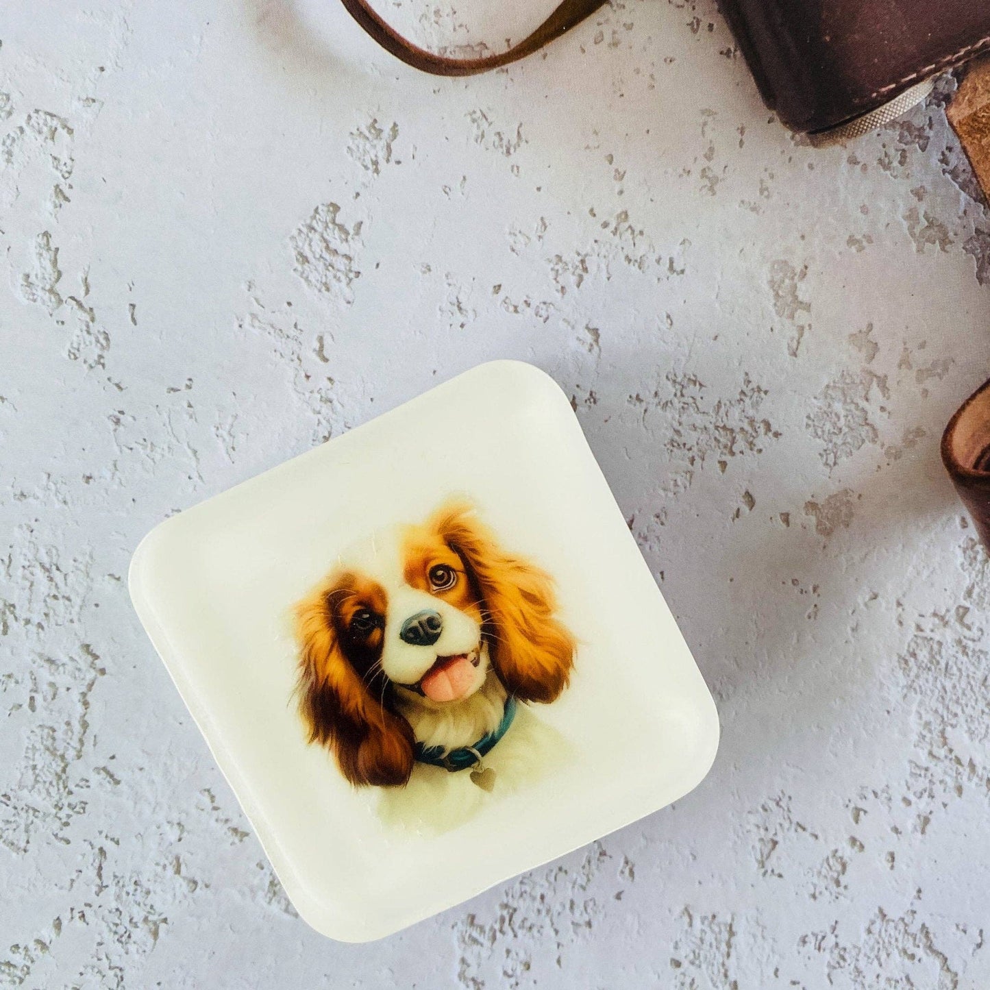 Handmade Artisan Soap | Cavalier King Charles Spaniel(Brown)