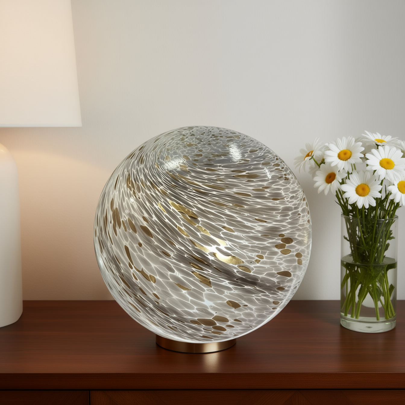 Swirl Ball Lamp