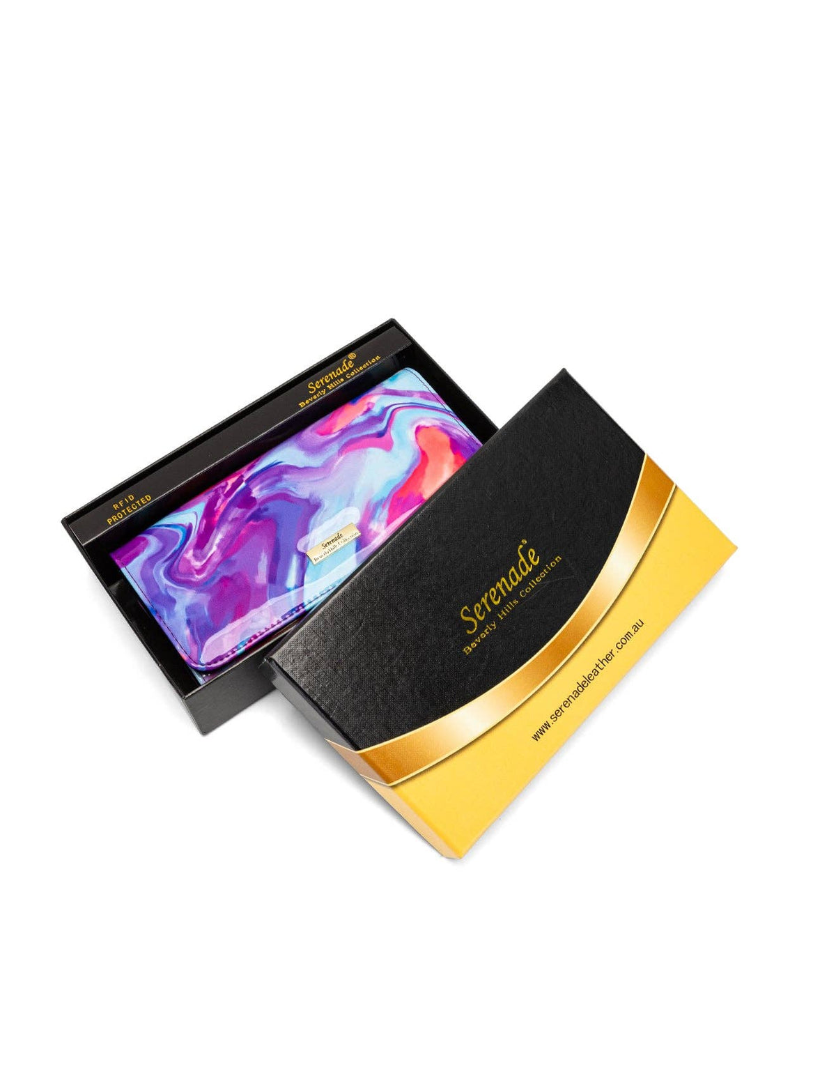 Aurora Patent Leather Wallet – The Perfect Gift for Her