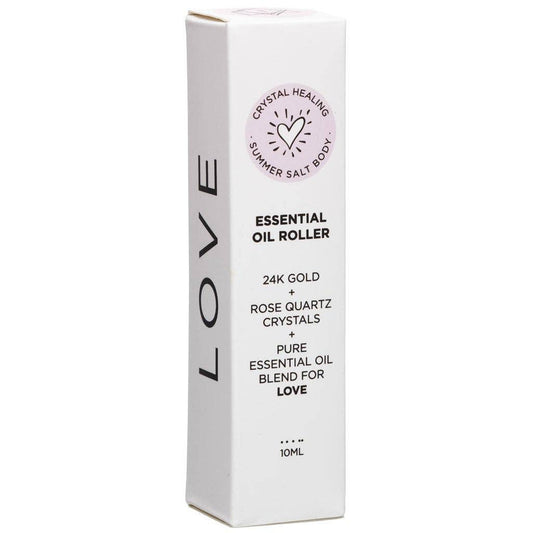Rose Quartz Essential Oil Roller - Love