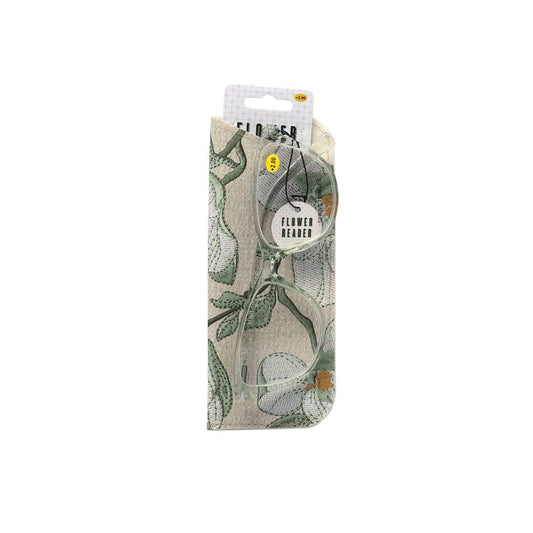 Floral Reader Ladies Reading Glasses | Cat Eye Spring Hinge | Assorted Strengths