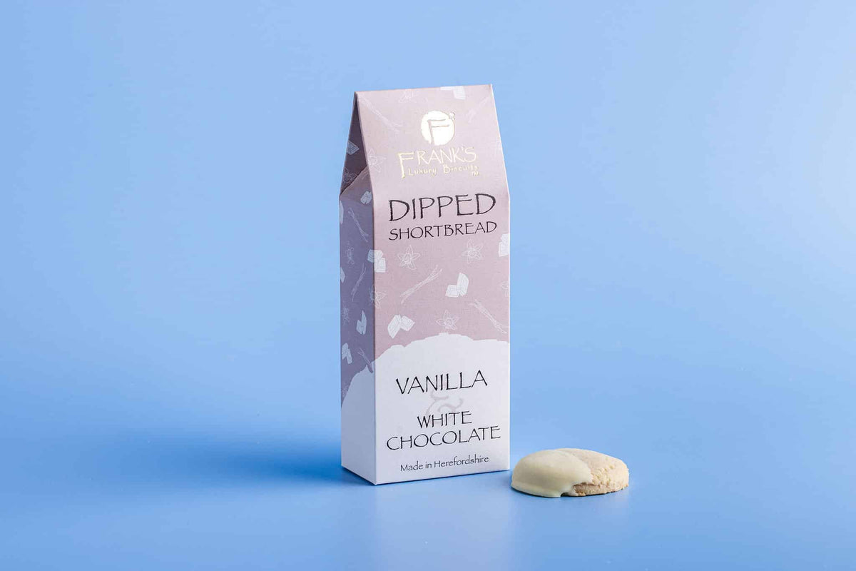 Dipped Shortbread: Vanilla & White Chocolate