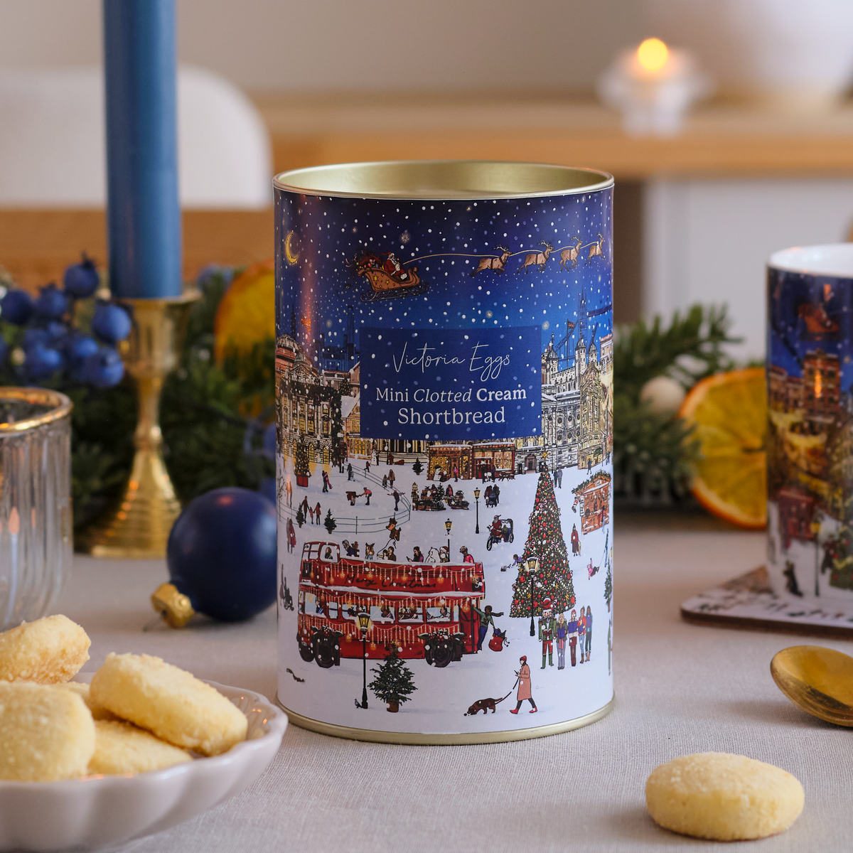A London Christmas Tale Clotted Cream Shortbread Biscuit