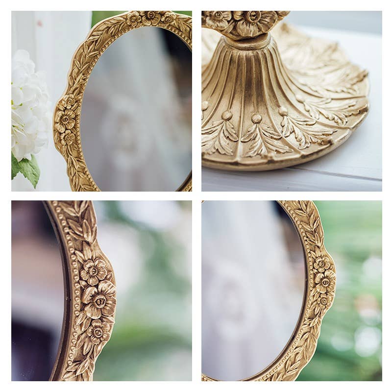 Vintage Inspired Tabletop Mirror