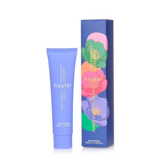 Huxter Grapefruit & Freesia Hand & Body Cream 100ml Gift Box | Australian Made