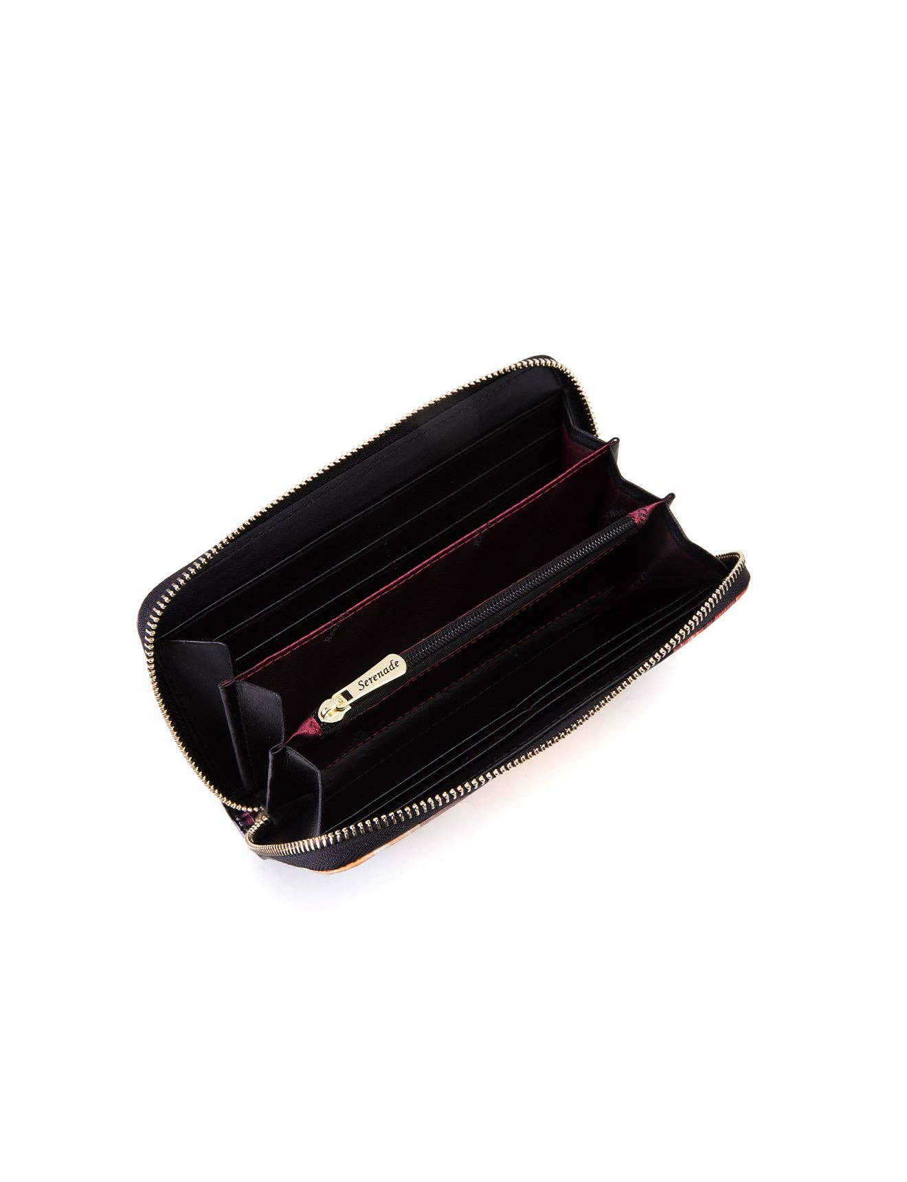 Serenade Harriet Patent Leather Zip Around Wallet – RFID Protected