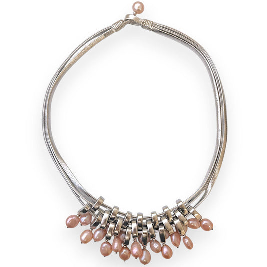 Valentine's Day Gift | Pink Pearl Necklace | Gifts for Her