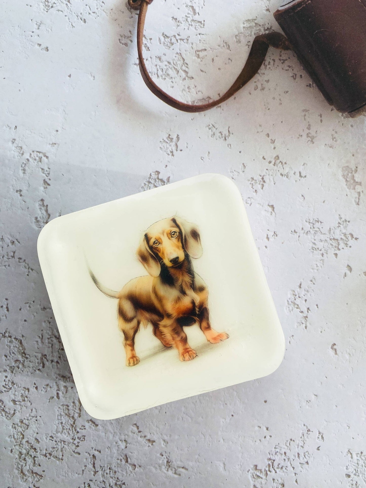 Handmade Artisan Soap | Dachshund (Brown) | Canine Charm
