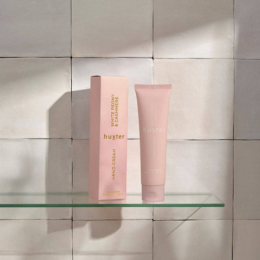 Huxter White Peony & Cashmere Hand Cream 100ml | Australian Made