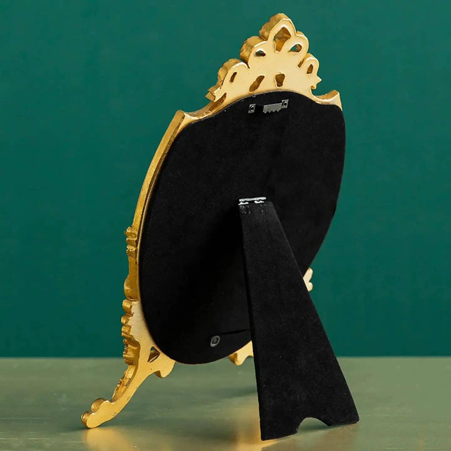 Vintage Style Gold Ornate Tabletop Mirror