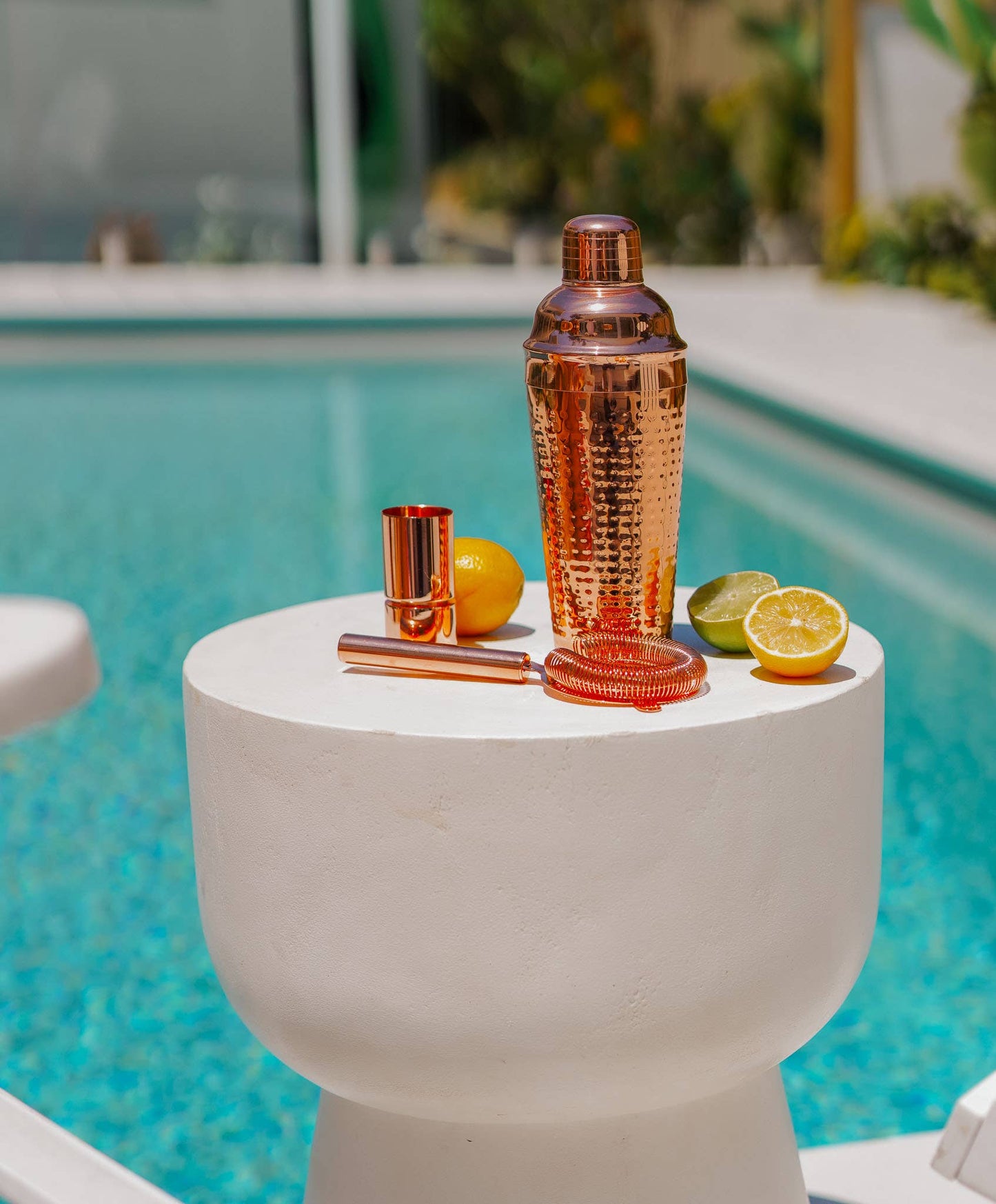 Hammered Copper Cocktail Shaker