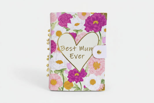 “Best Mum Ever” Leather Notebook