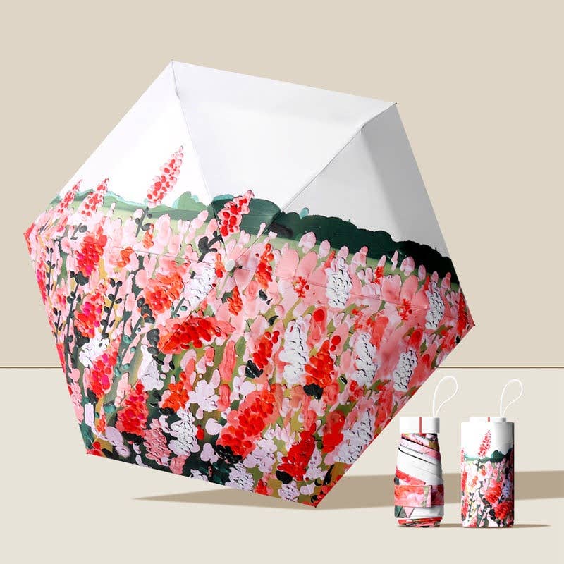 Artist Prints Pocket Size Mini Folded UV Protected Umbrella