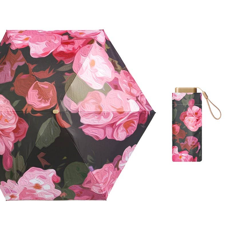 Artist Prints Pocket Size Mini Folded UV Protected Umbrella