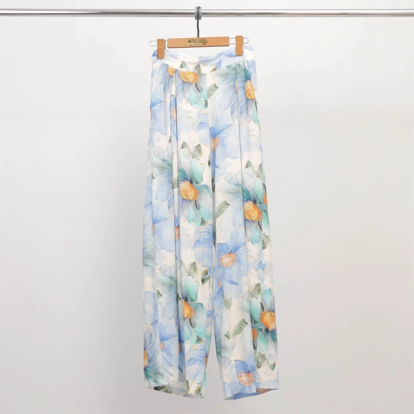 Wide Floral Pants