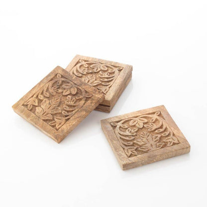 Carved Timber Coasters