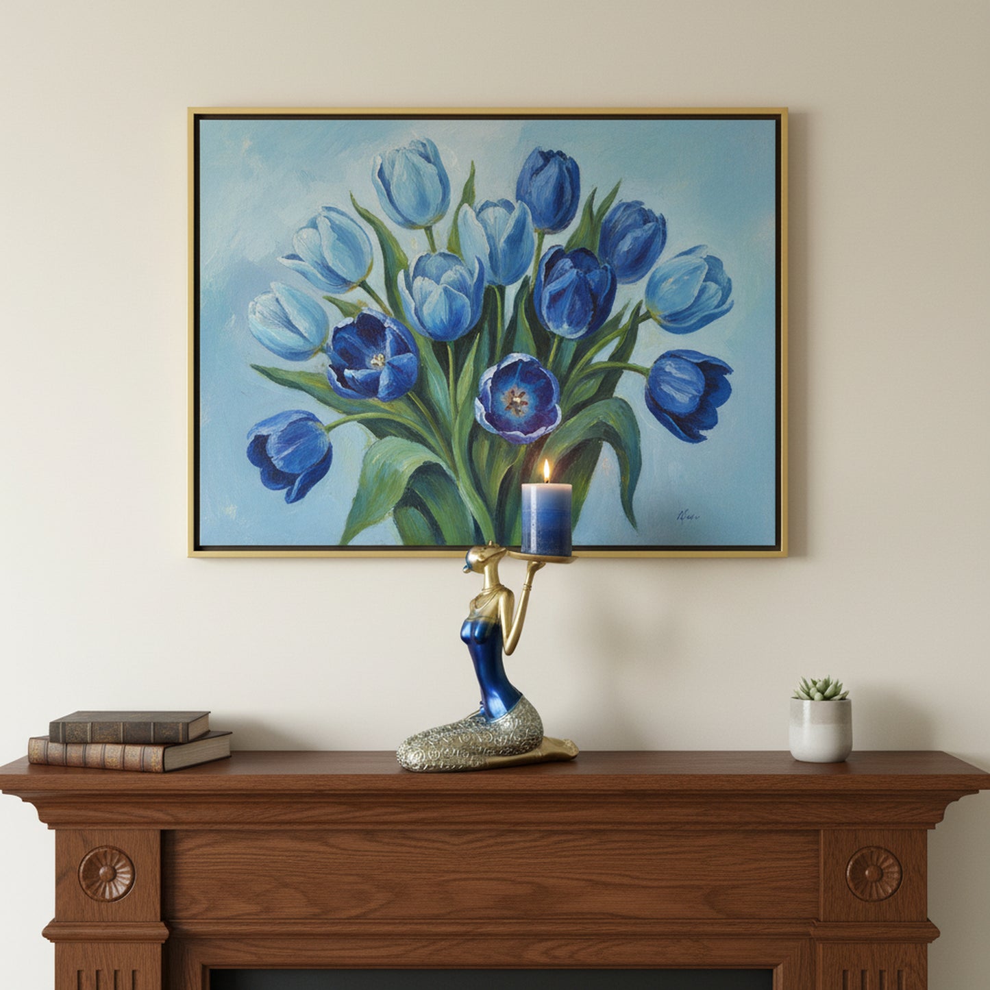 Resin Vintage Candle Holder