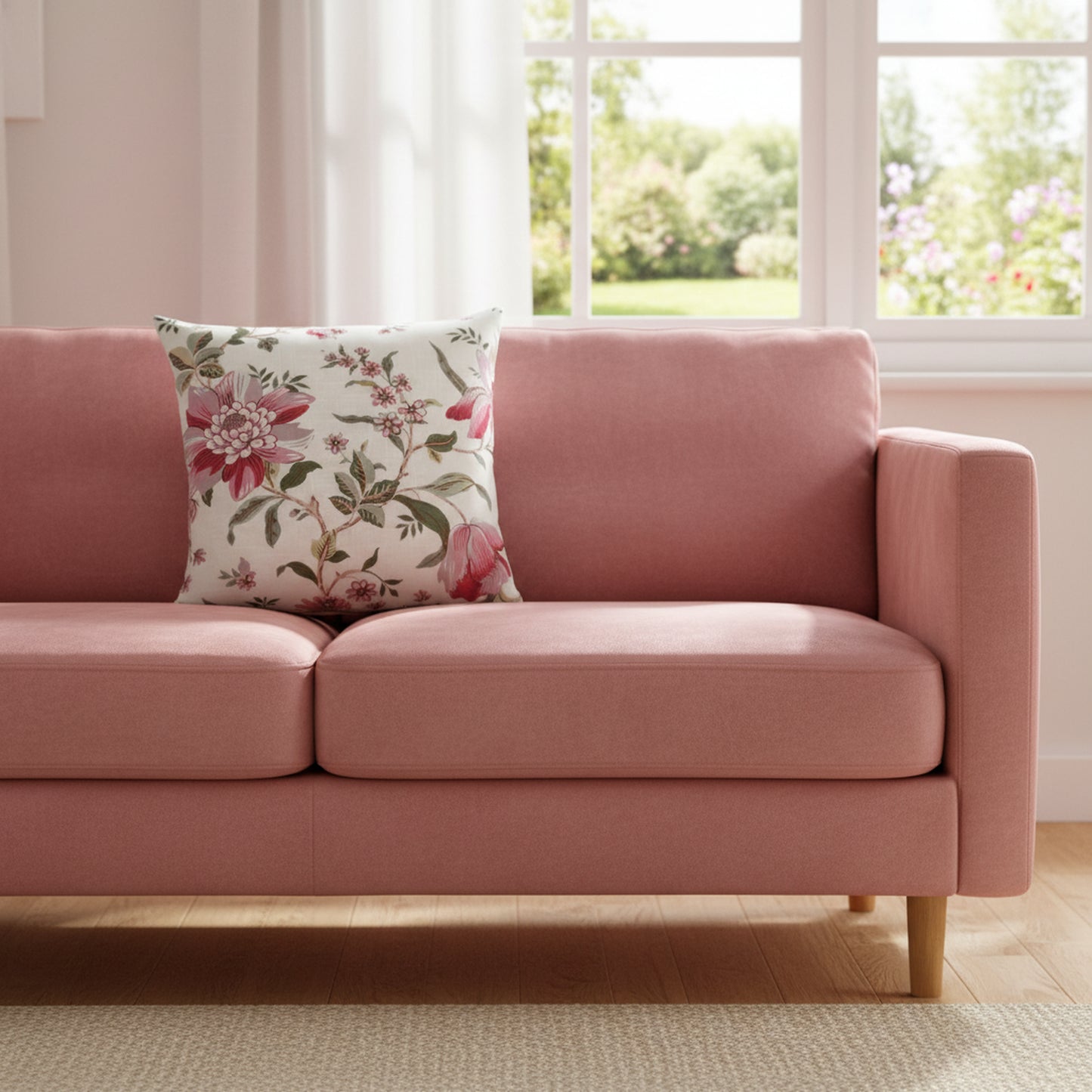 Laura Ashley Cushion: Blush Pink