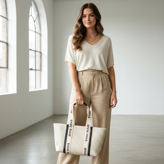 Anna Nova Canvas Handbag