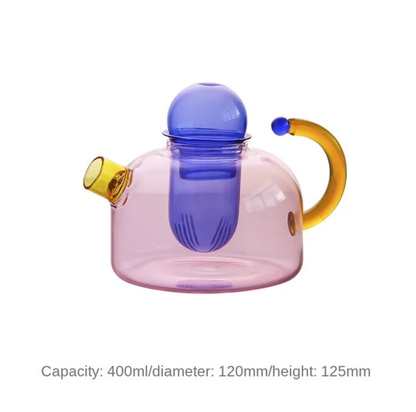 Elegant Borosilicate Glass Tea Set