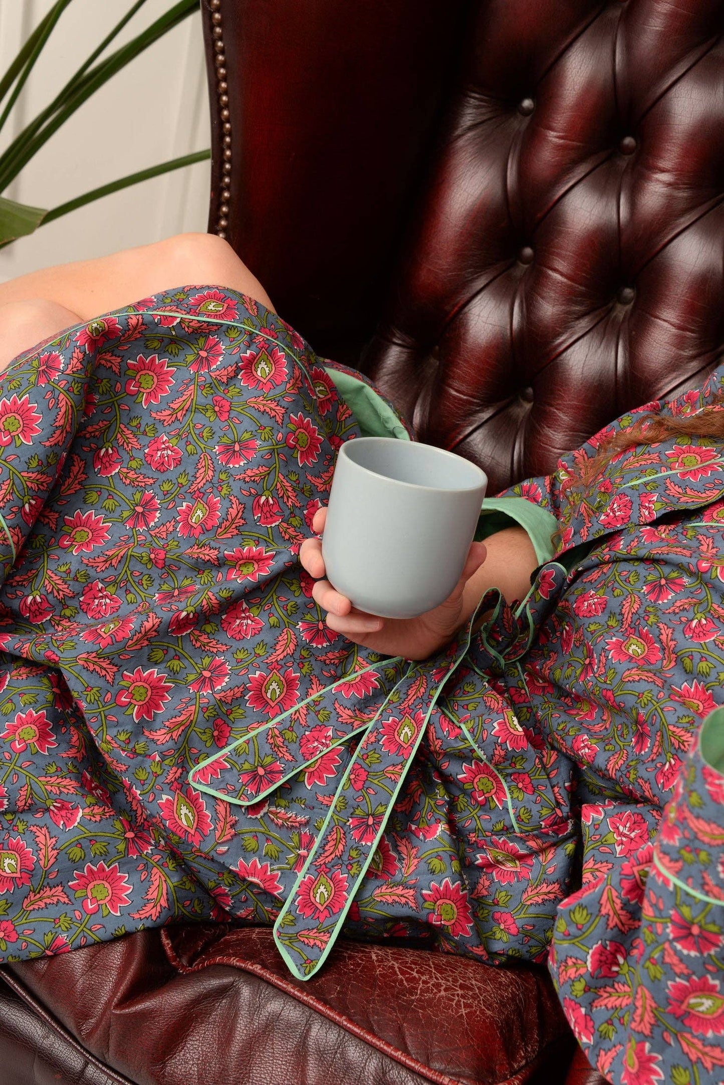 Floral Cotton Robe – Vintage Garden Collection