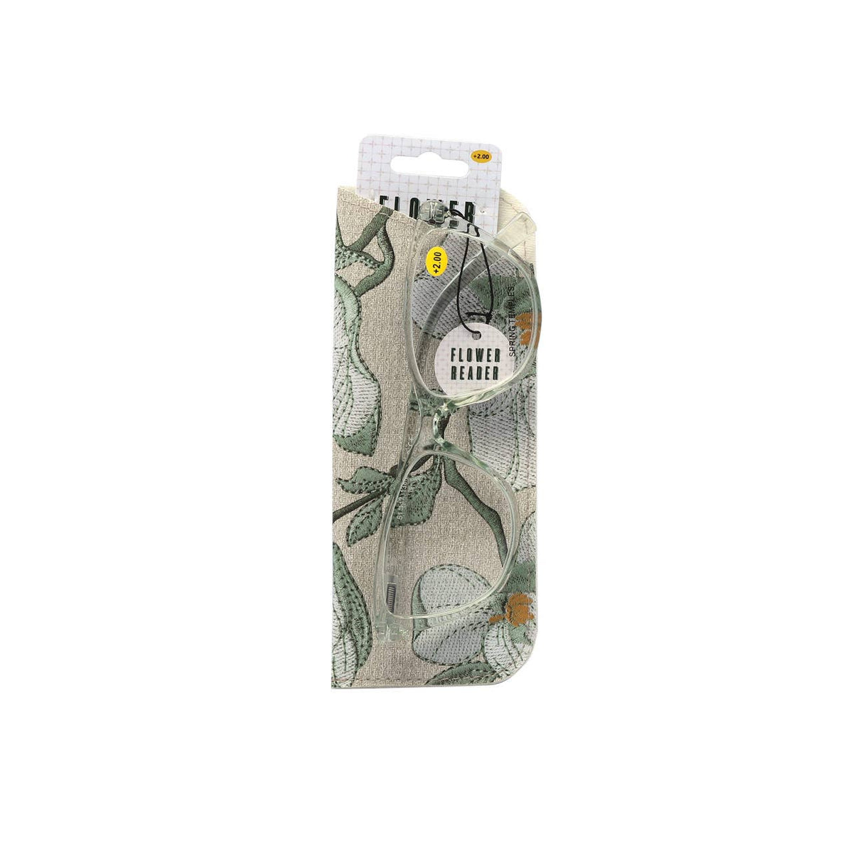 Floral Reader Ladies Reading Glasses | Cat Eye Spring Hinge | Assorted Strengths