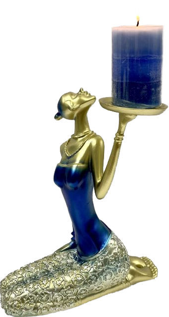 Resin Vintage Candle Holder