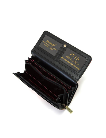 HARRIET LARGE PATENT LEATHER WALLET WITH RFID- WSF2801- NEW IN