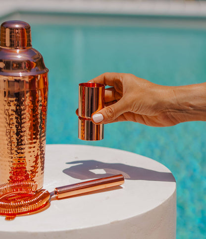 Hammered Copper Cocktail Shaker