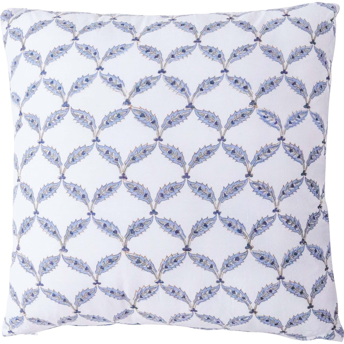 Hand Block Printed Floral Cushion