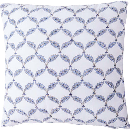 Hand Block Printed Floral Cushion