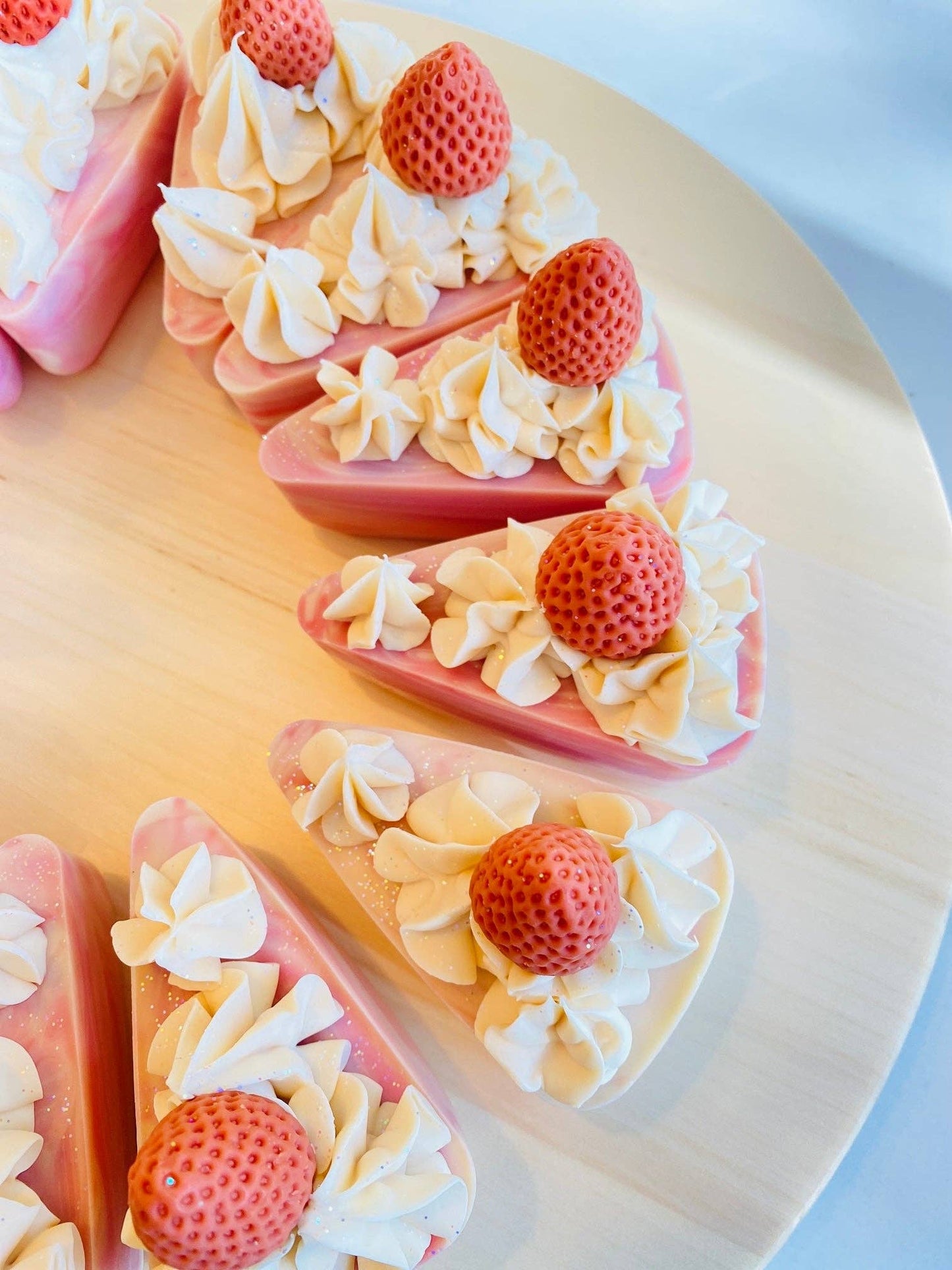 Handmade Artisan Natural Soap | Cottage Spongecake | Strawberry Milk Scent