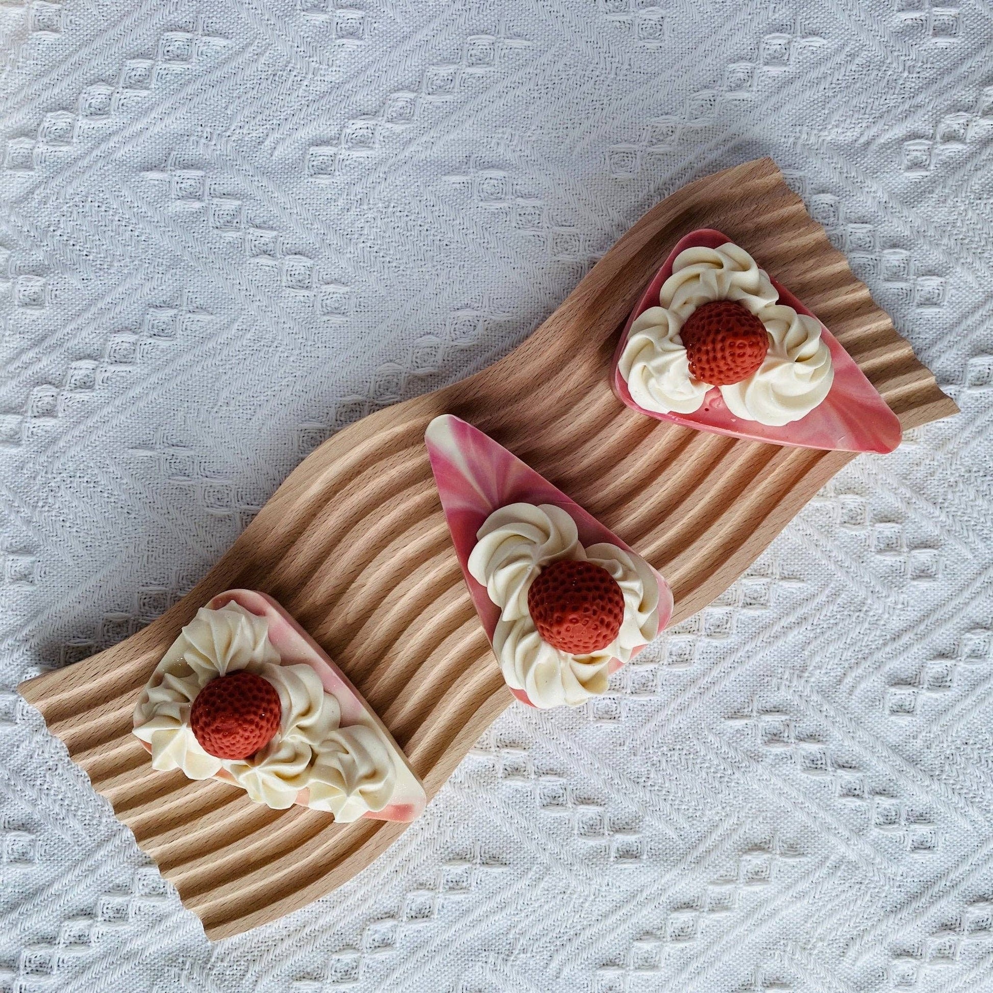 Handmade Artisan Natural Soap | Cottage Spongecake | Strawberry Milk Scent
