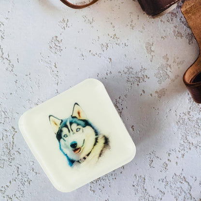 Handmade Artisan Soap | Siberian Husky | Canine Charm