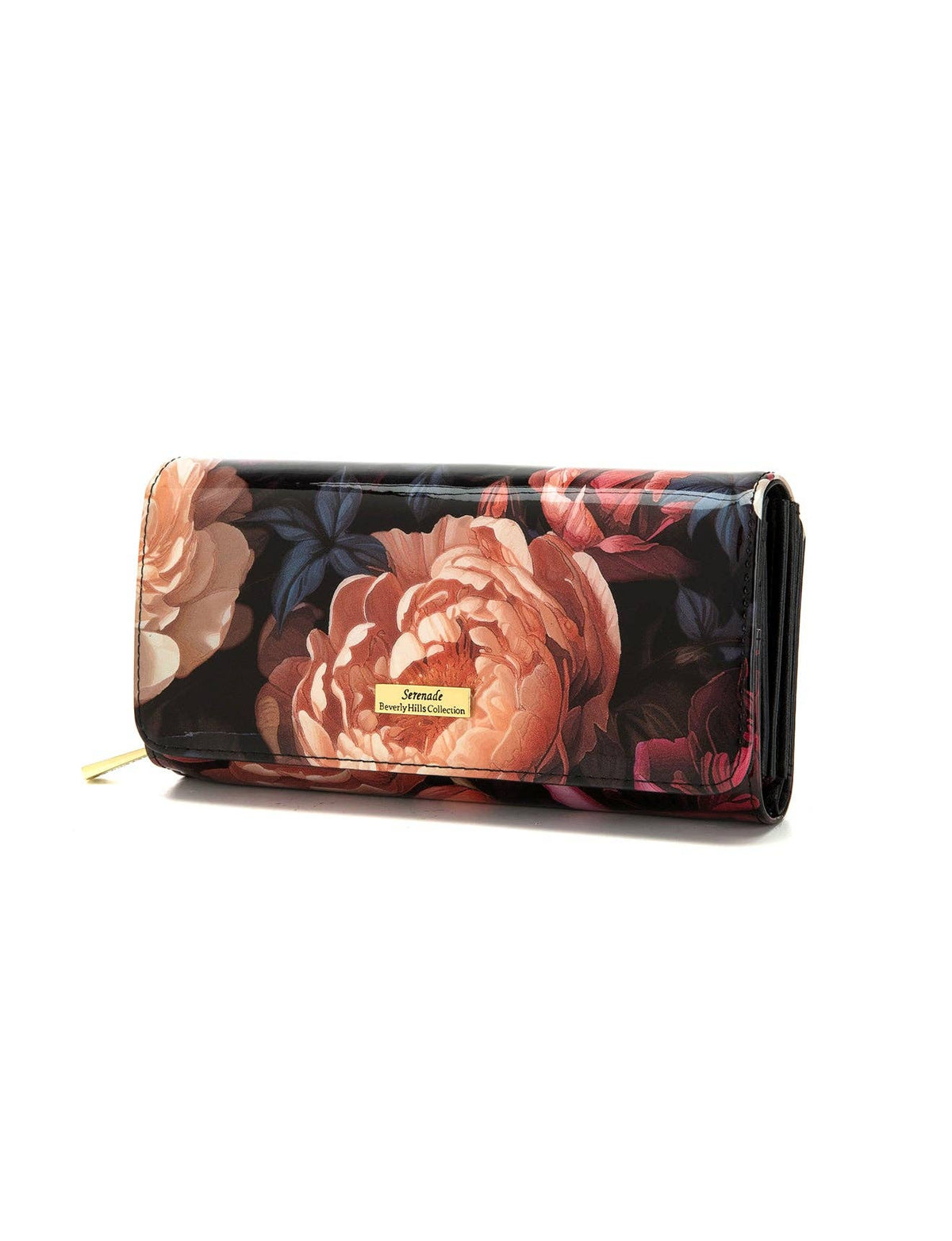 Harriet Large Patent Leather Wallet with RFID Protection – New In