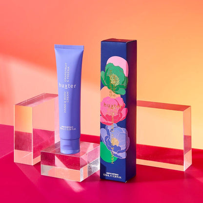 Huxter Grapefruit & Freesia Hand & Body Cream 100ml Gift Box | Australian Made