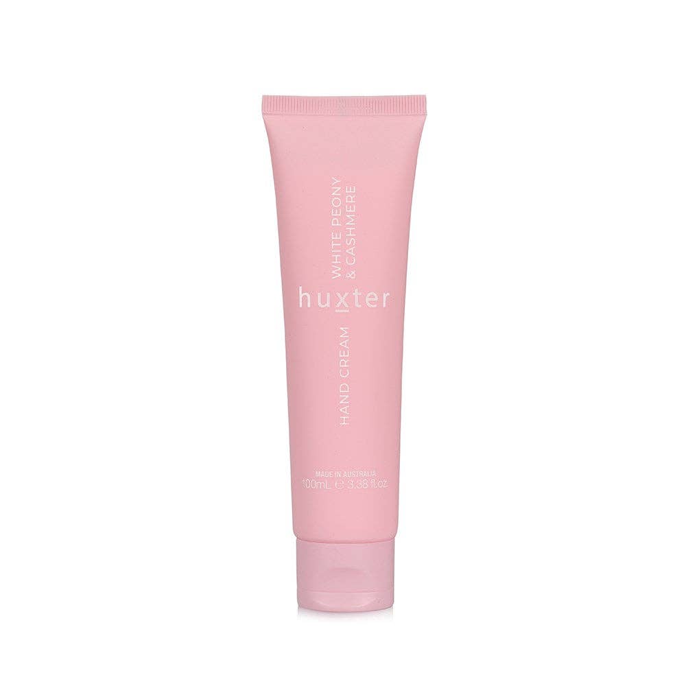 Huxter White Peony & Cashmere Hand Cream 100ml | Australian Made