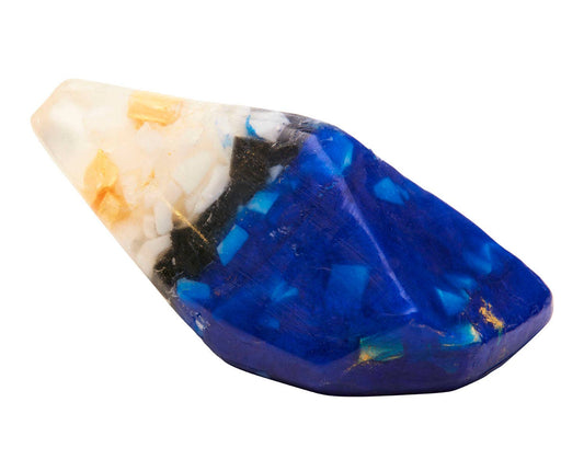 Lapis Crystal Soap - with hidden gemstone !