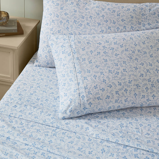 Laura Ashley Campion Seaspray Blue: Queen Bed / Seaspray Blue