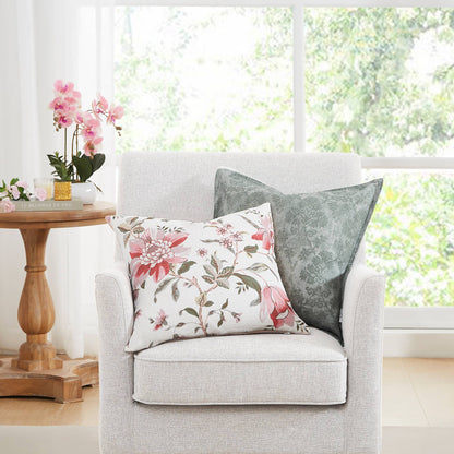 Laura Ashley Forden Cushion: Hedgerow Green / 50x50cm
