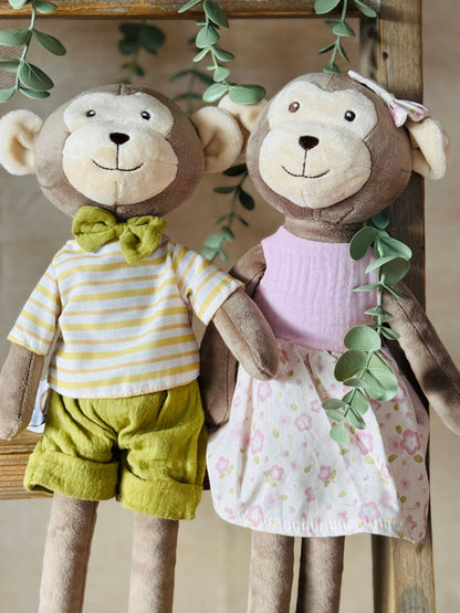 Little Cloud Plush Toy Boy Monkey-Milo