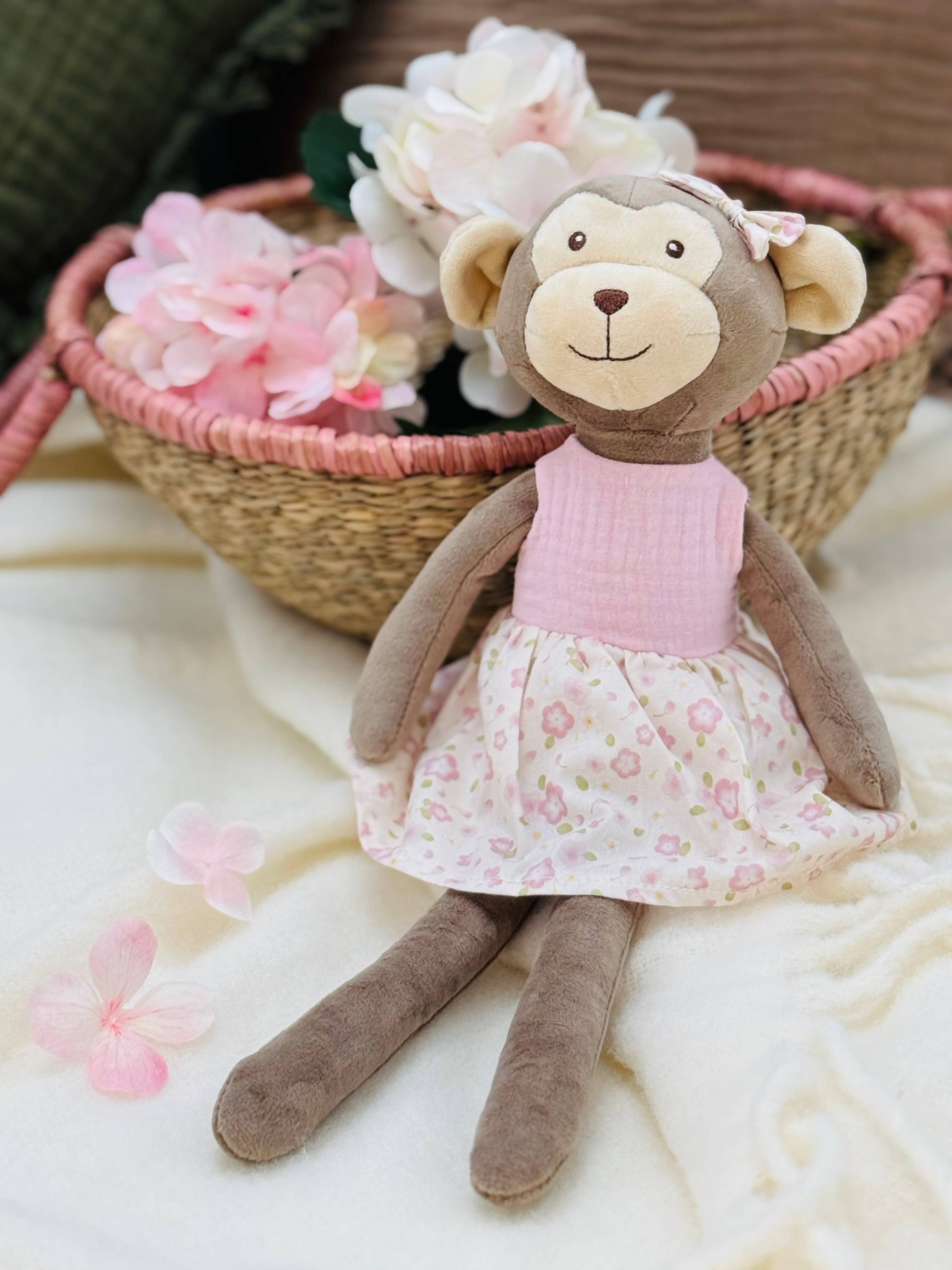 Little Cloud Plush Toy Girl Monkey-Mila