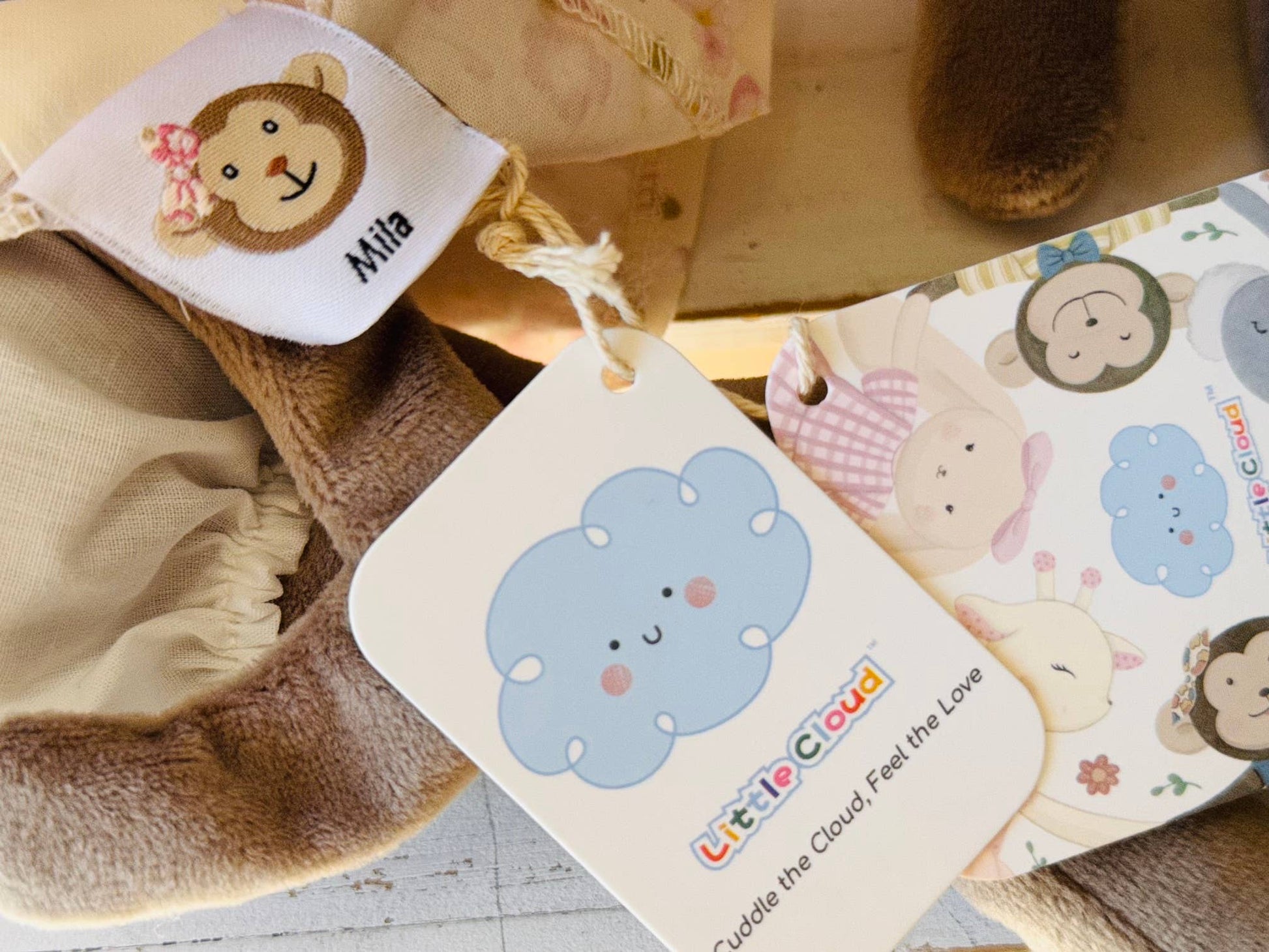 Little Cloud Plush Toy Girl Monkey-Mila