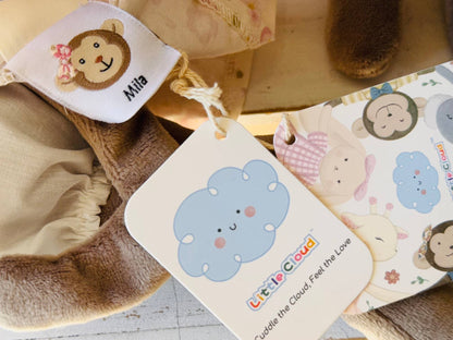 Little Cloud Plush Toy Girl Monkey-Mila
