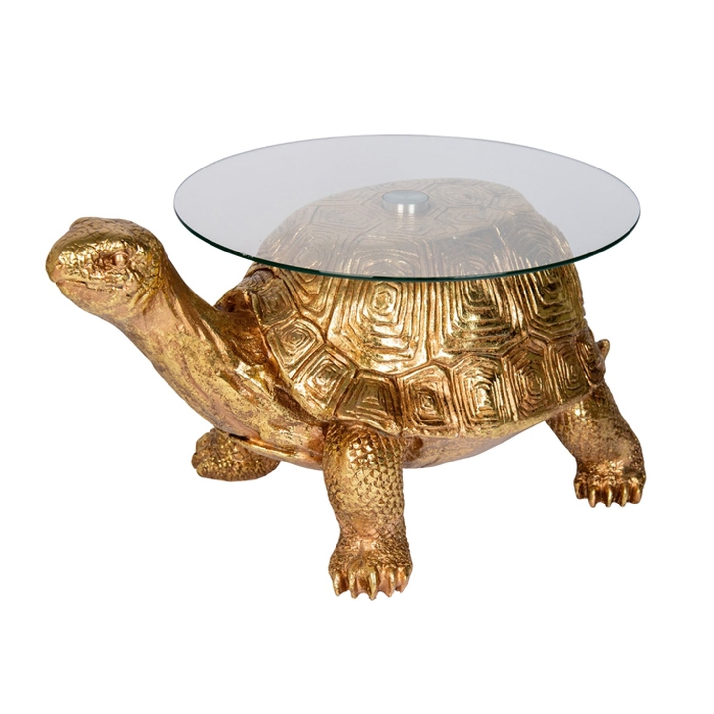 Gold Tortoise Side Table