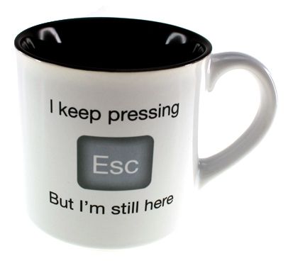 Novelty quote mugs