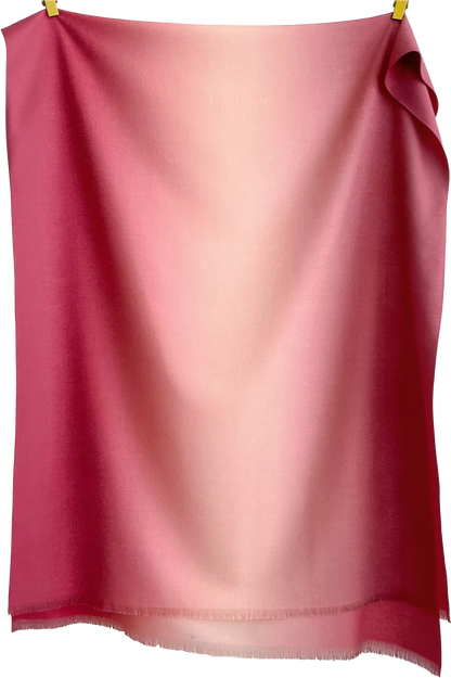 Ombre Faux Cashmere Scarf – Soft Lightweight Women's Wrap Shawl (Fuchsia, Purple & Red)