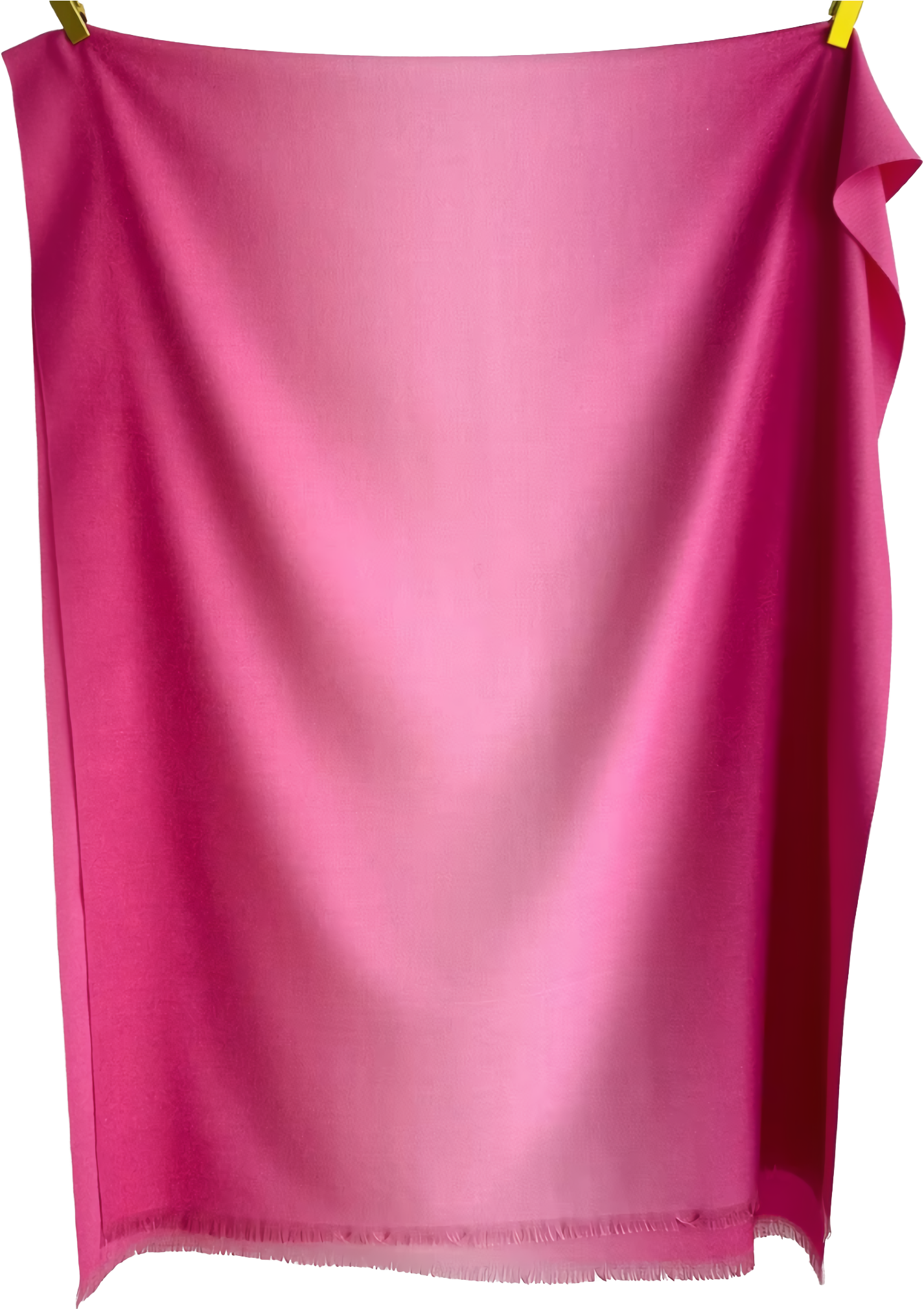 Fuchsia Ombre Faux Cashmere Scarf Soft Women's Wrap Shawl