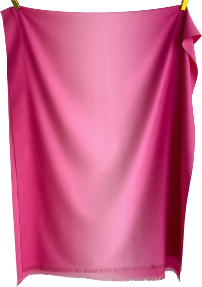 Ombre Faux Cashmere Scarf – Soft Lightweight Women's Wrap Shawl (Fuchsia, Purple & Red)