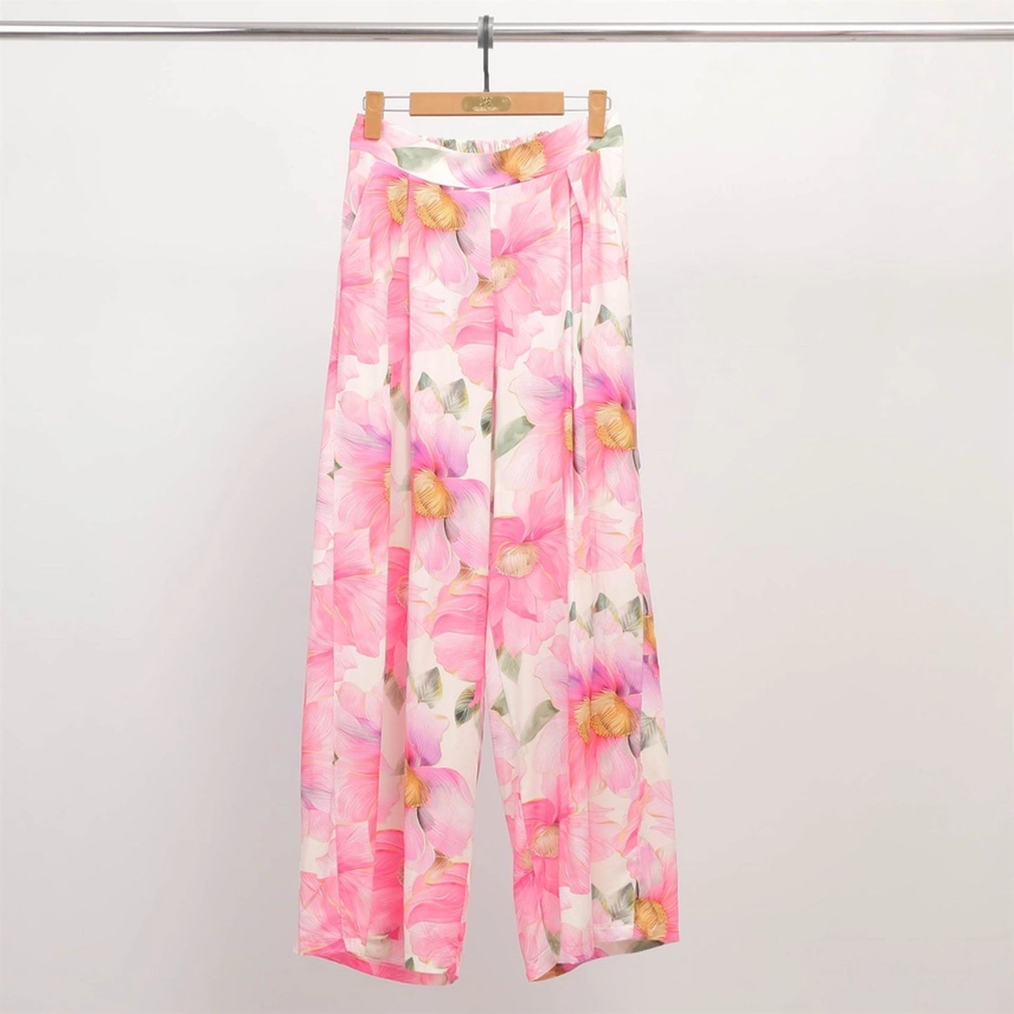 Wide Floral Pants